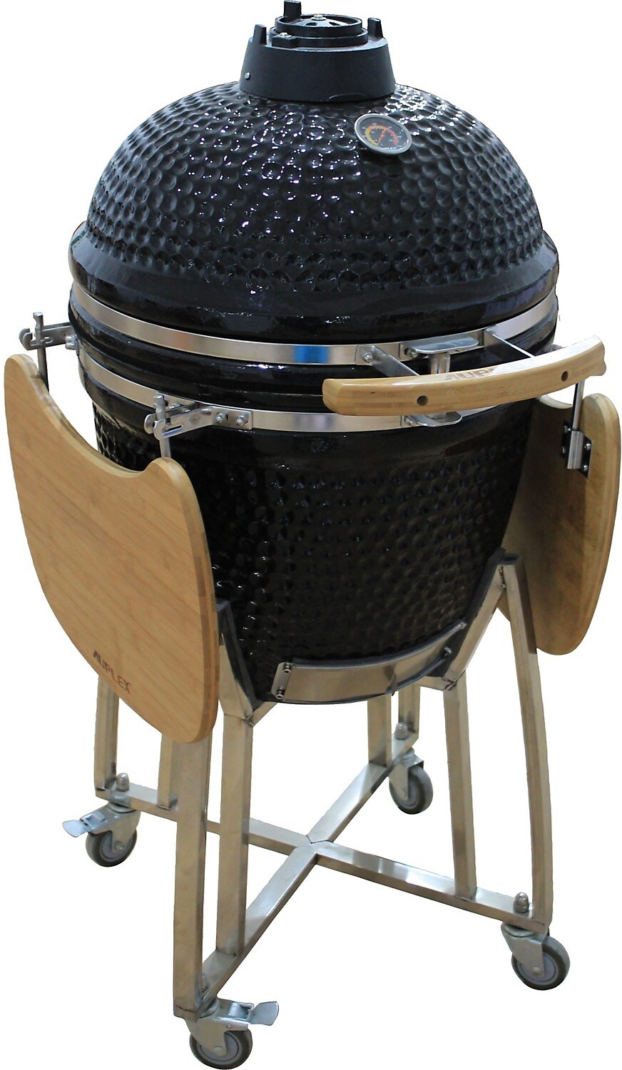 auplex full size 21" kamado style charcoal barbeque