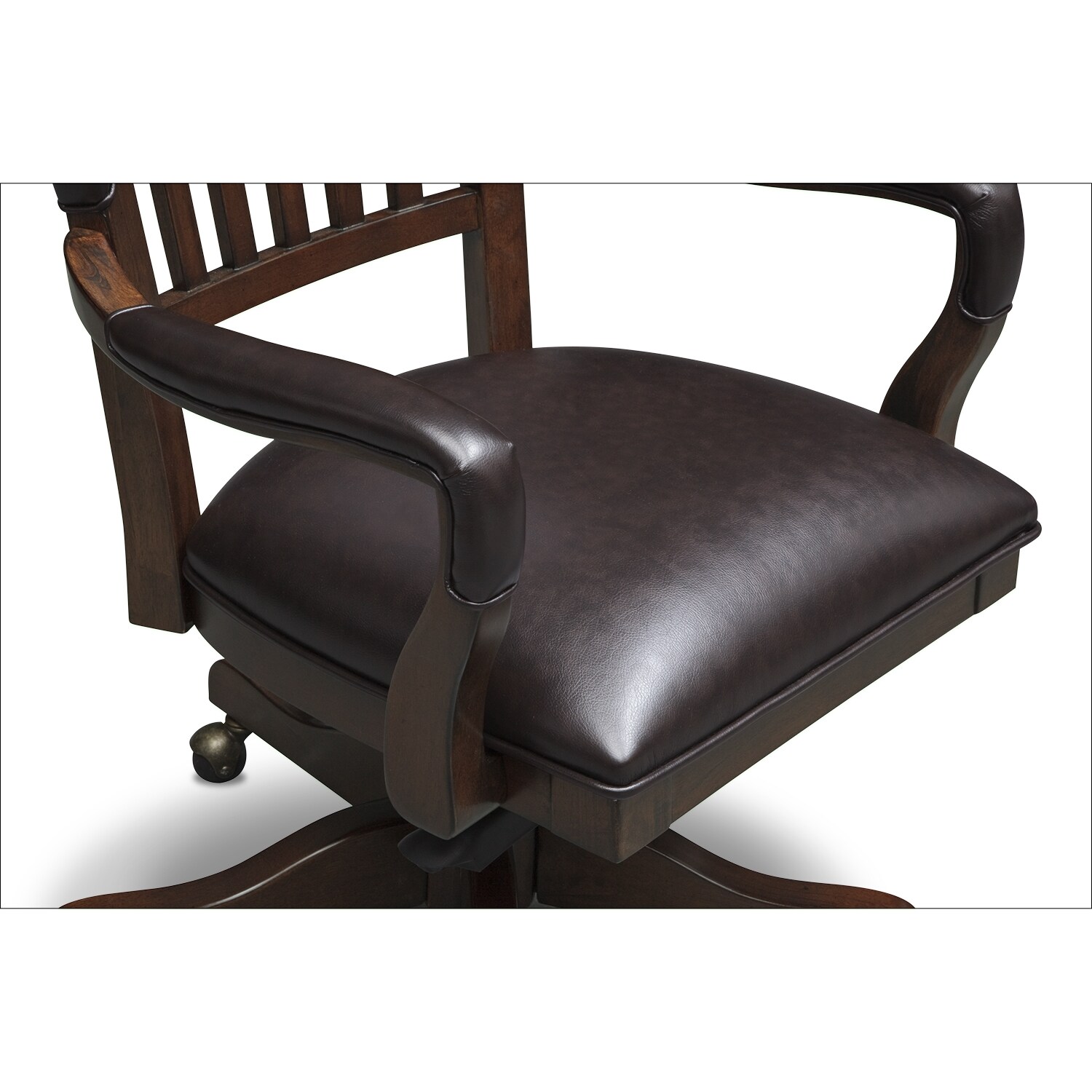 Ashland Office Arm Chair Cherry Value City Furniture