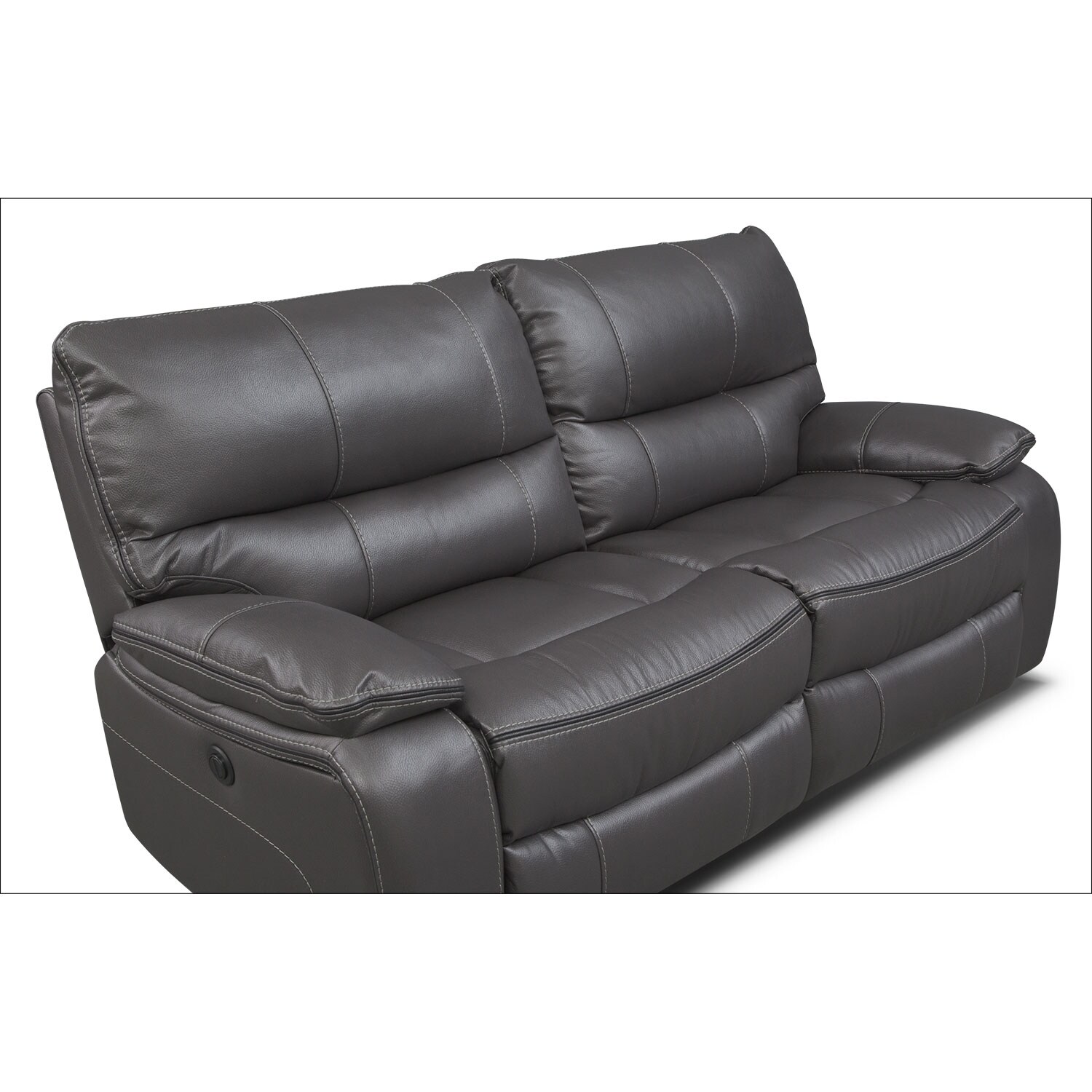 Orlando Power Reclining Sofa Gray Value City Furniture