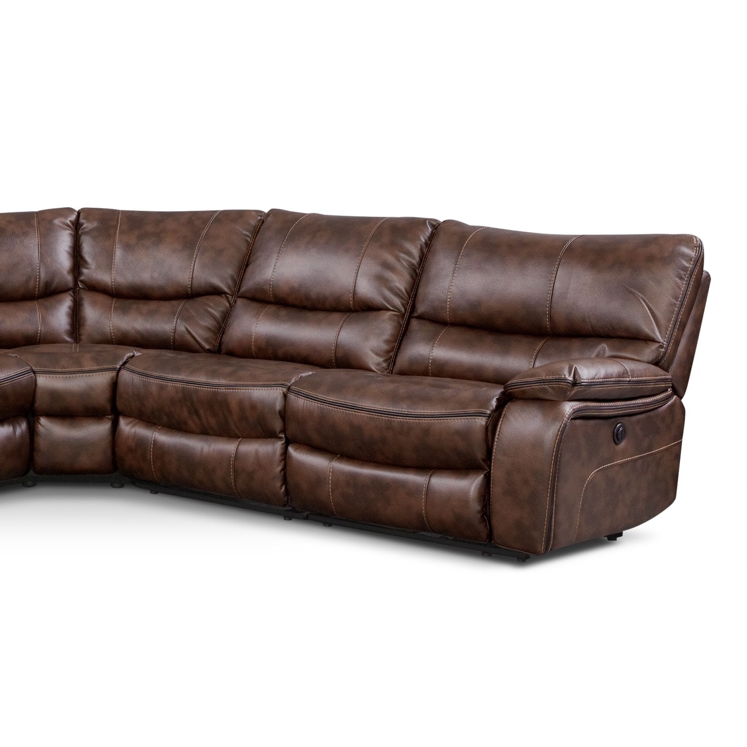 Orlando 6Piece Power Reclining Sectional w/ 2 Stationary Chairs