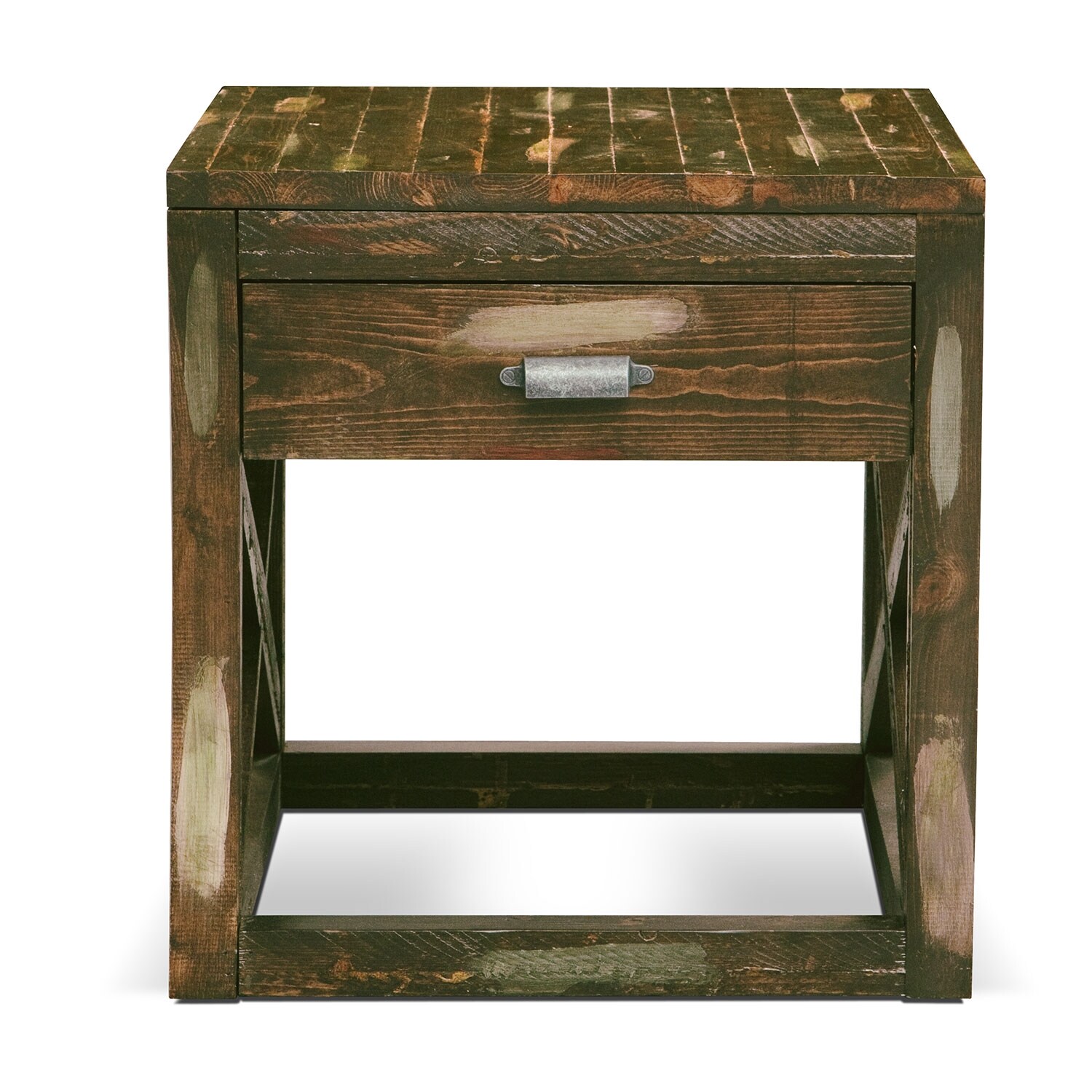 Monterey End Table Weathered Brown Value City Furniture