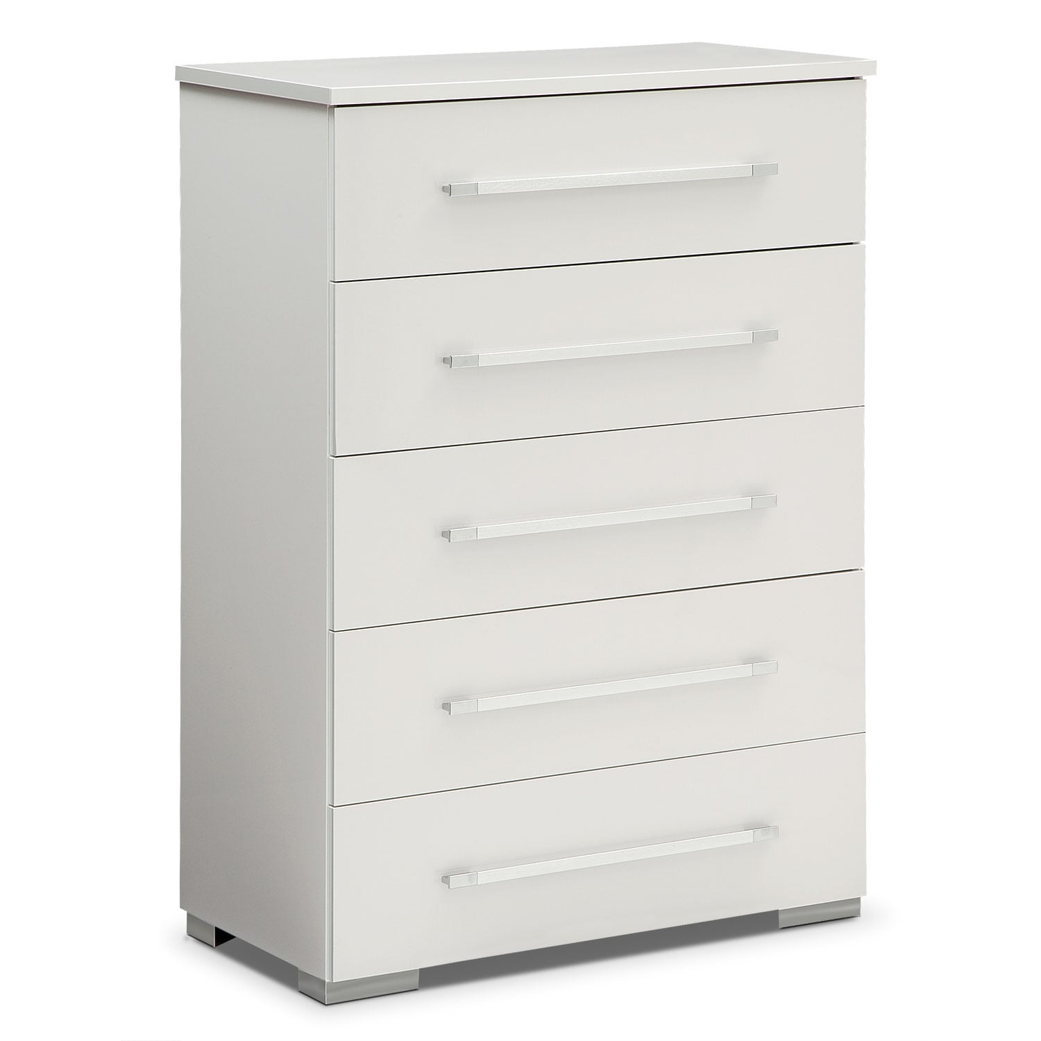 Dimora 7Piece Queen Panel Bedroom Set White Value City Furniture