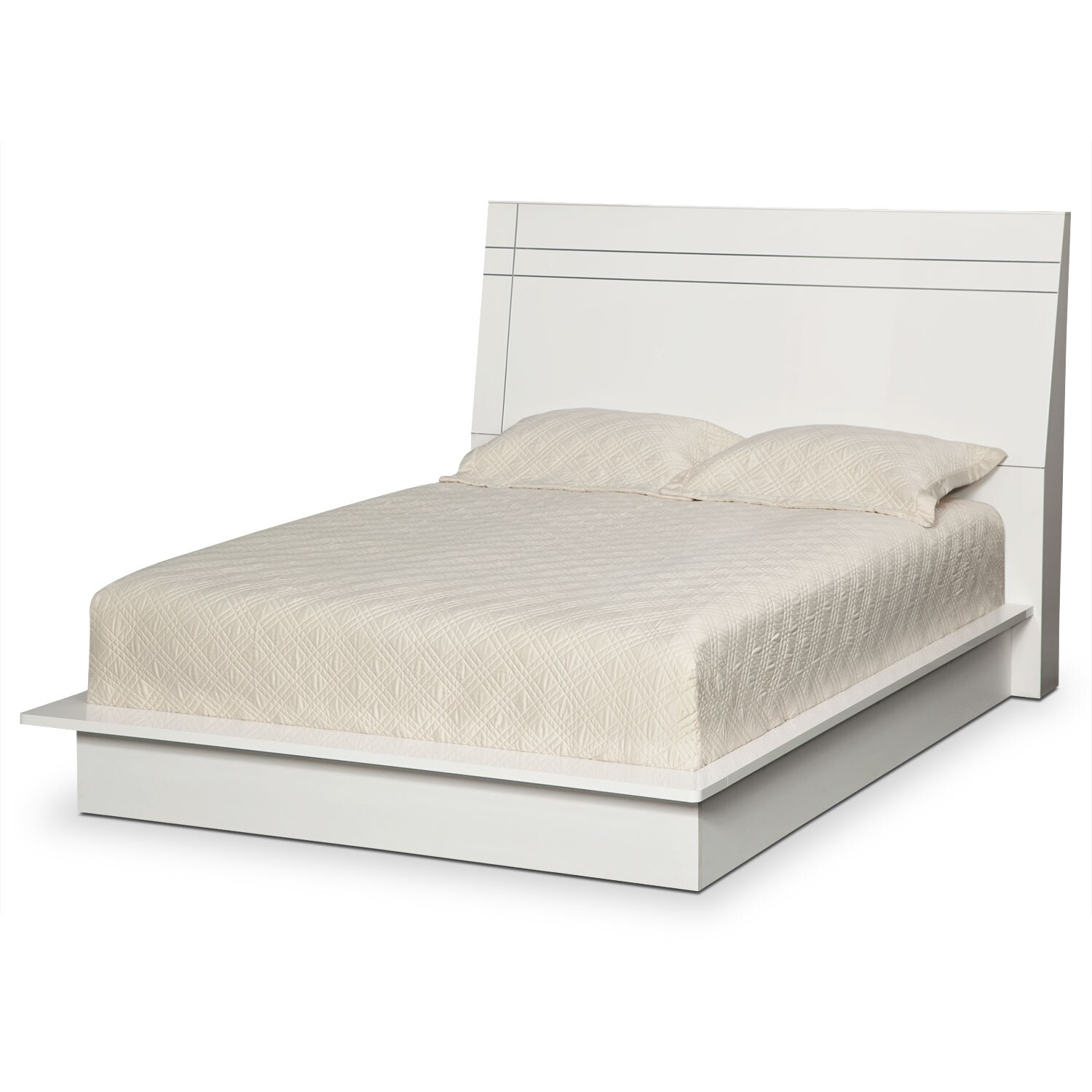 Dimora White II Queen Bed  Value City Furniture