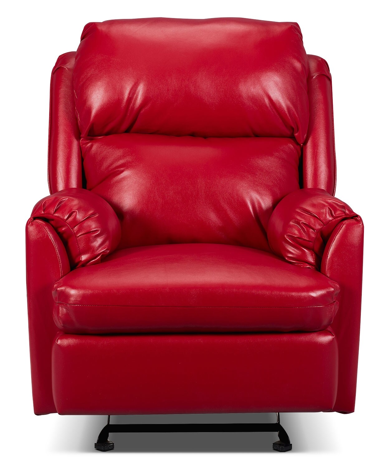 Drogba Faux Leather Recliner - Black | The Brick