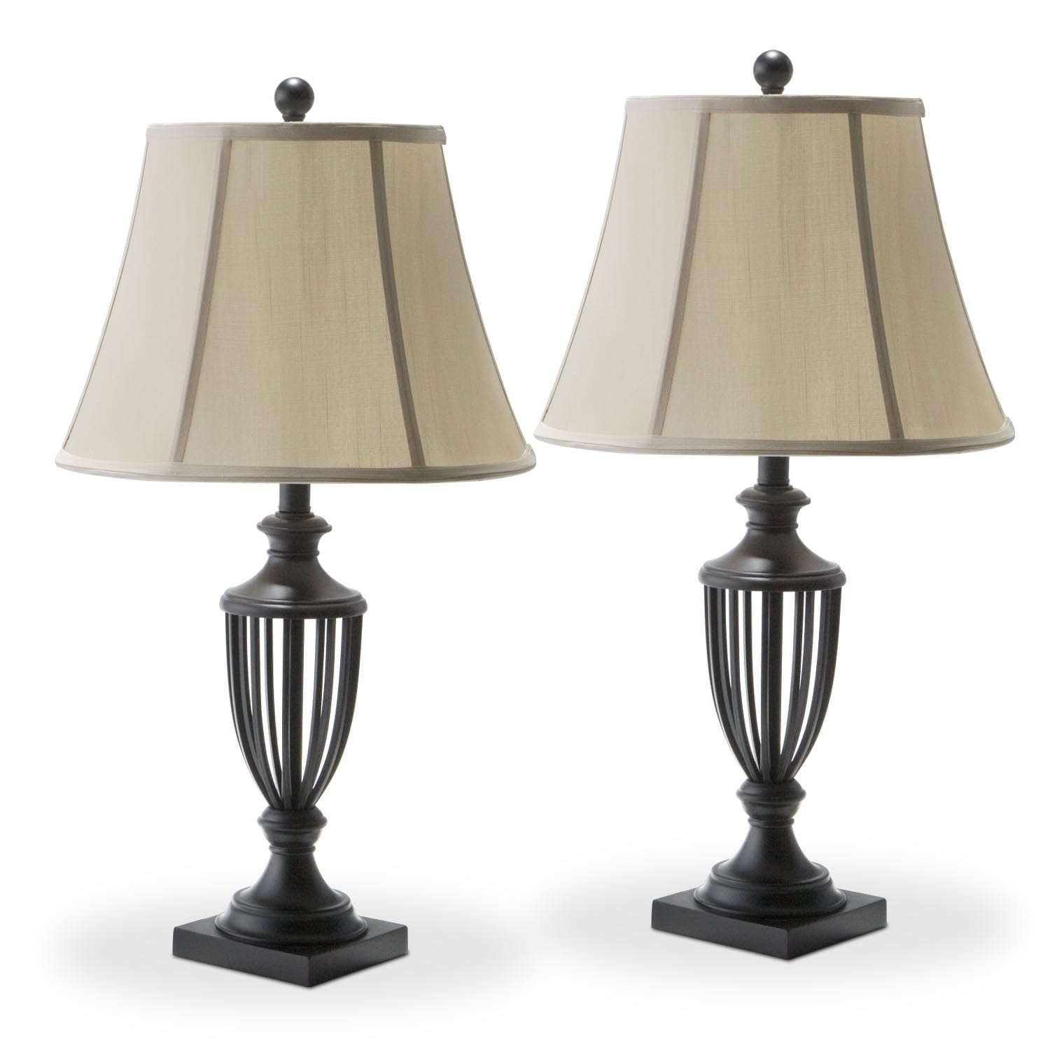 Mason 2-Pack Table Lamps | Value City Furniture