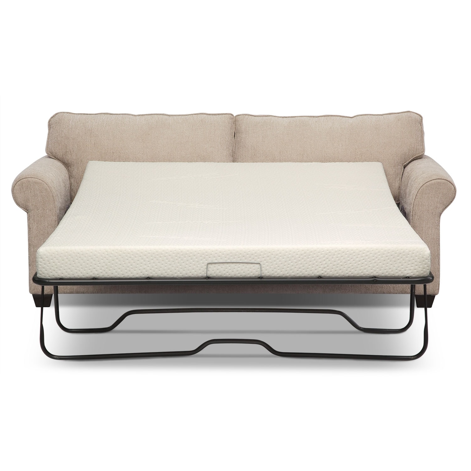 Fletcher Queen Memory Foam Sleeper Sofa  Beige  Value City Furniture