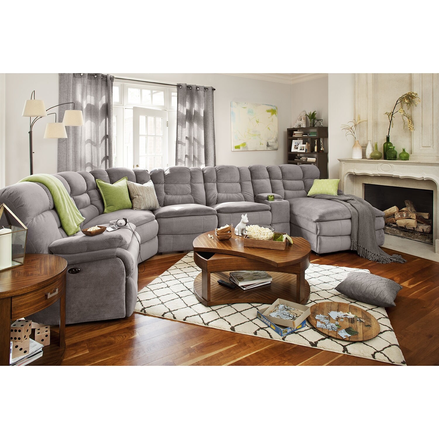 Big Softie II 6 Pc. Power Reclining Sectional | Value City ...