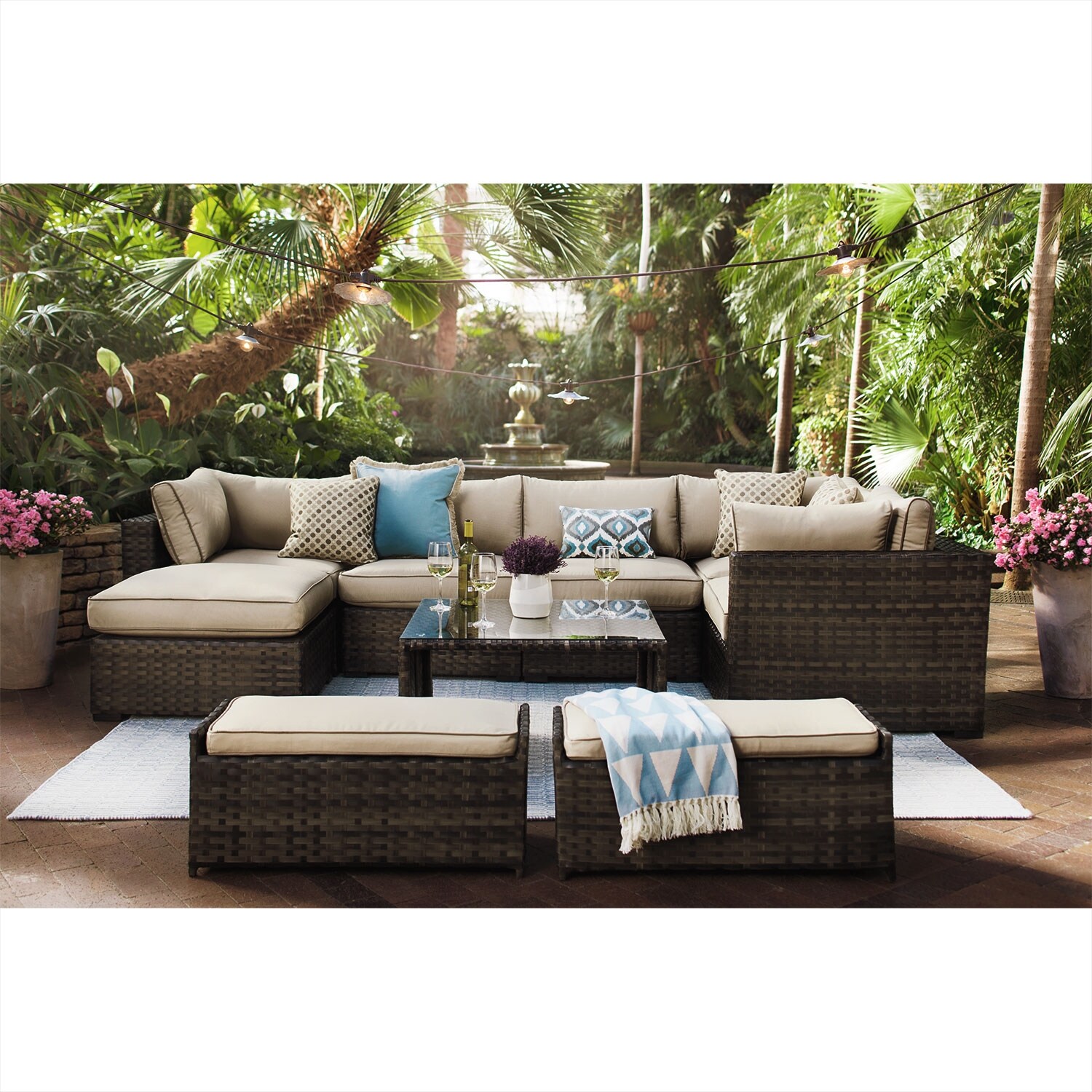 Regatta Outdoor Sofa - Brown | Value City Furniture