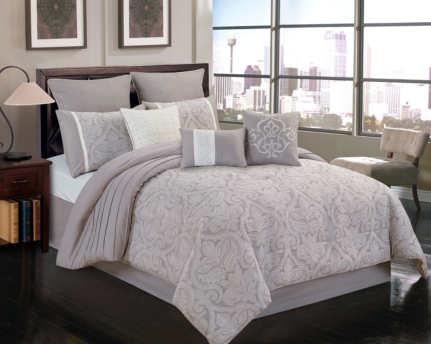 Worthington 9Piece Queen Comforter Set The Brick