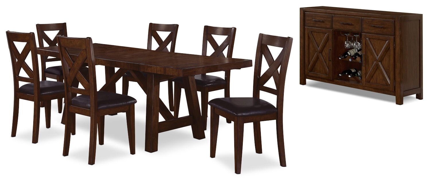 Adara 3Piece Round Table Dining Package The Brick