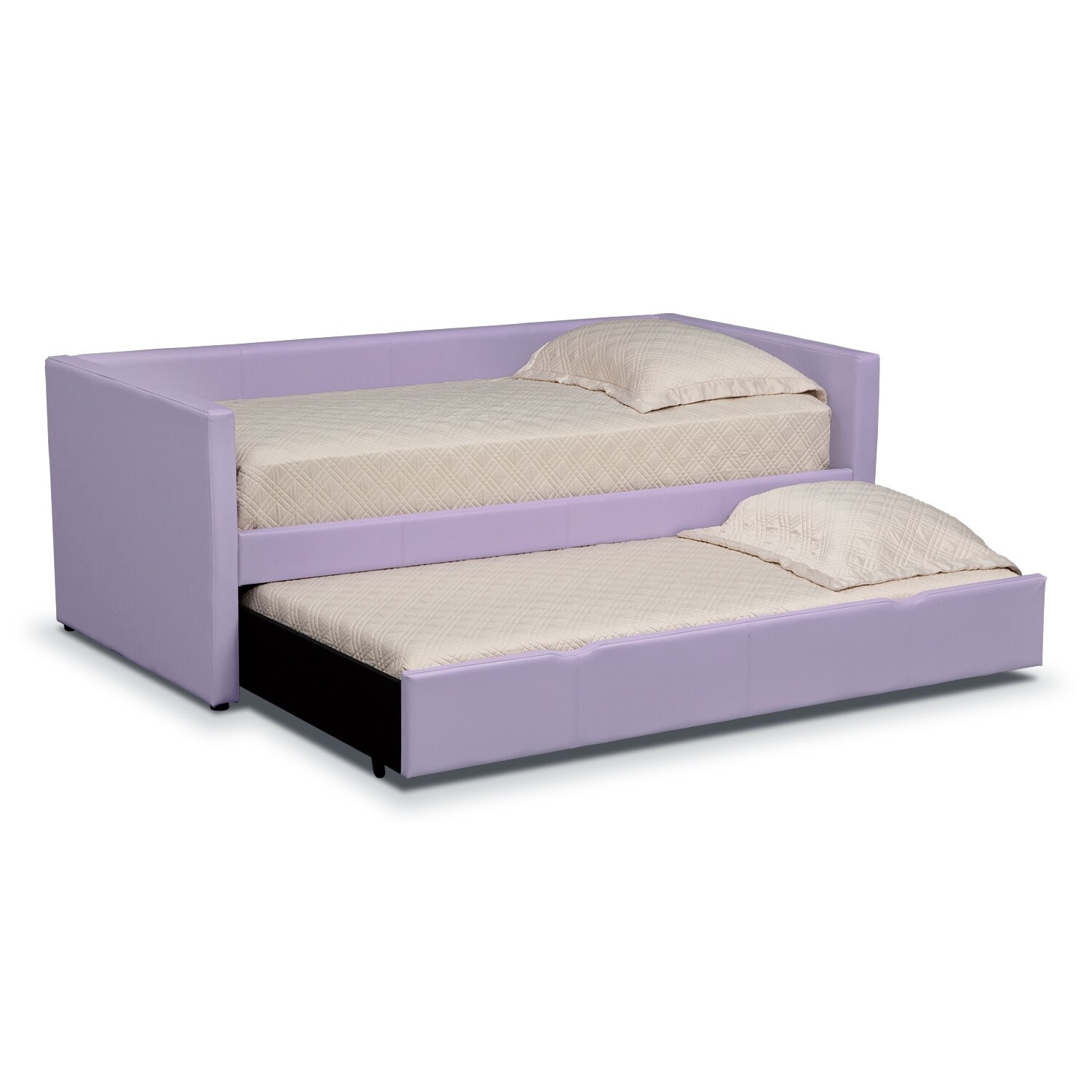 Carey Twin Daybed with Trundle - Purple | American ...