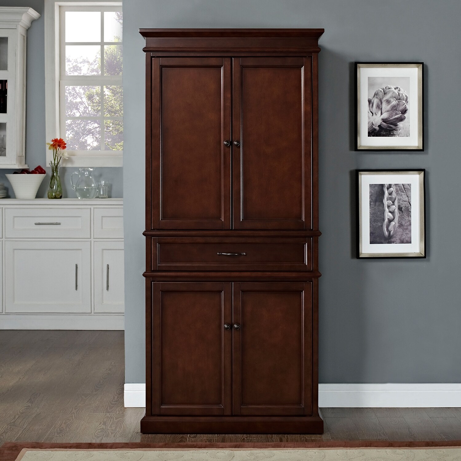Midway Pantry Mahogany American Signature Furniture