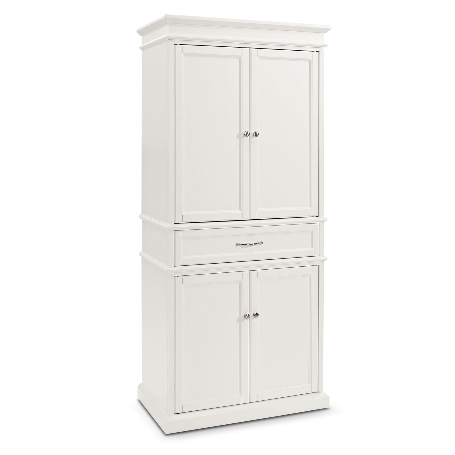 Midway Pantry White American Signature Furniture