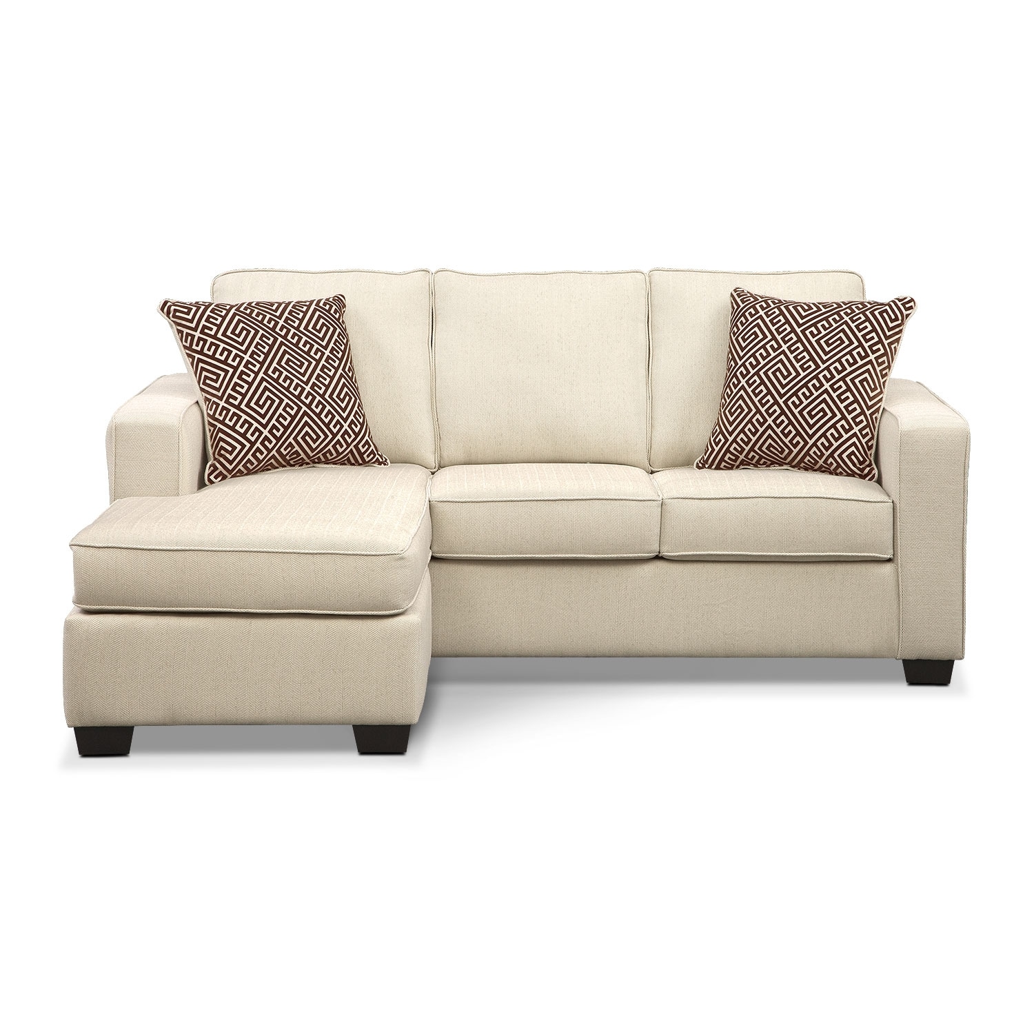 Sterling Innerspring Sleeper Sofa with Chaise - Beige | American ...