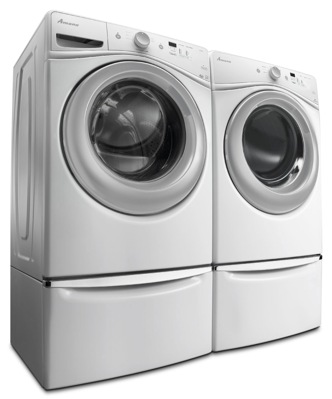 Amana 4.8 Cu. Ft. Front Load Washer and 7.4 Cu. Ft. Electric Dryer