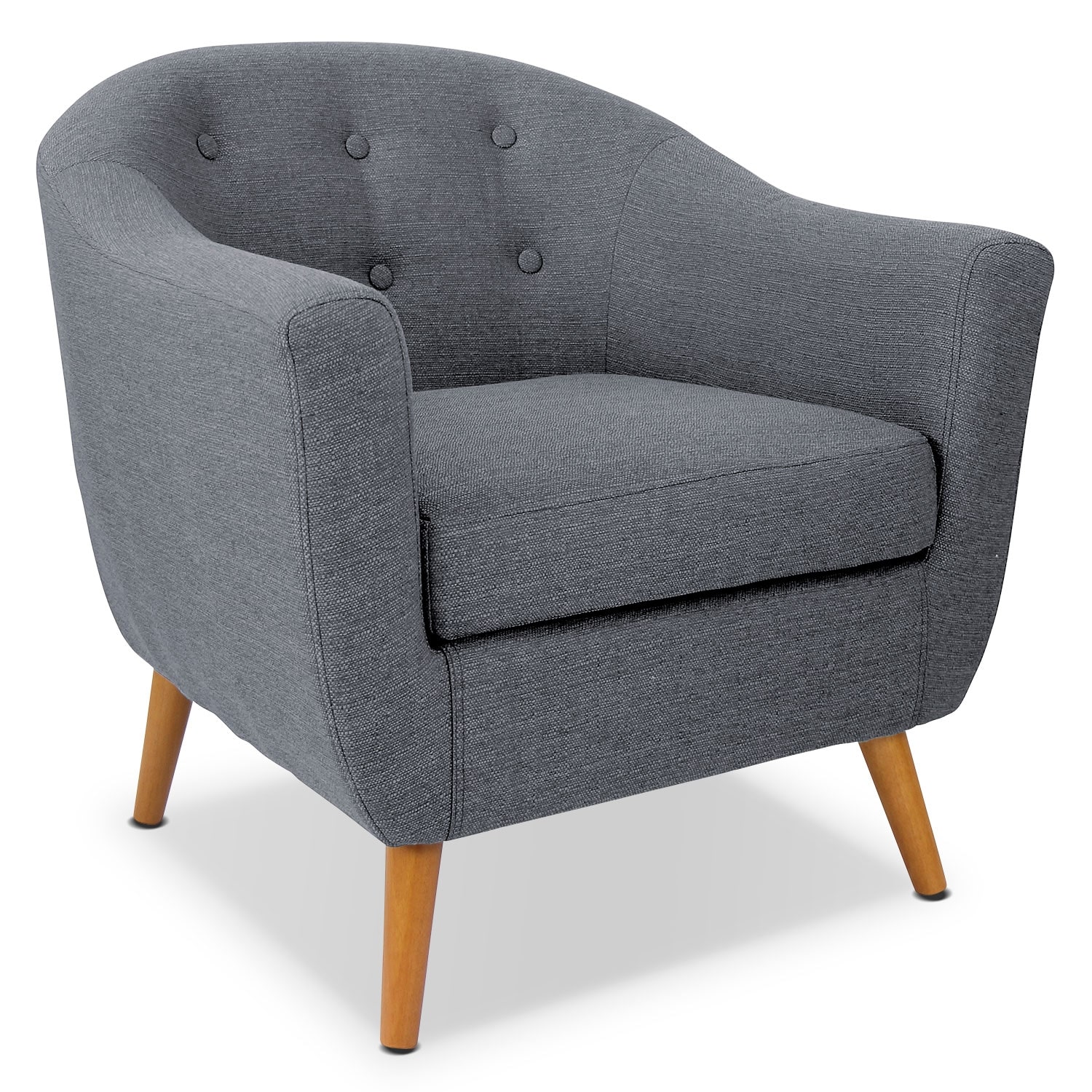 Norman Accent Chair - Gray | Value City Furniture