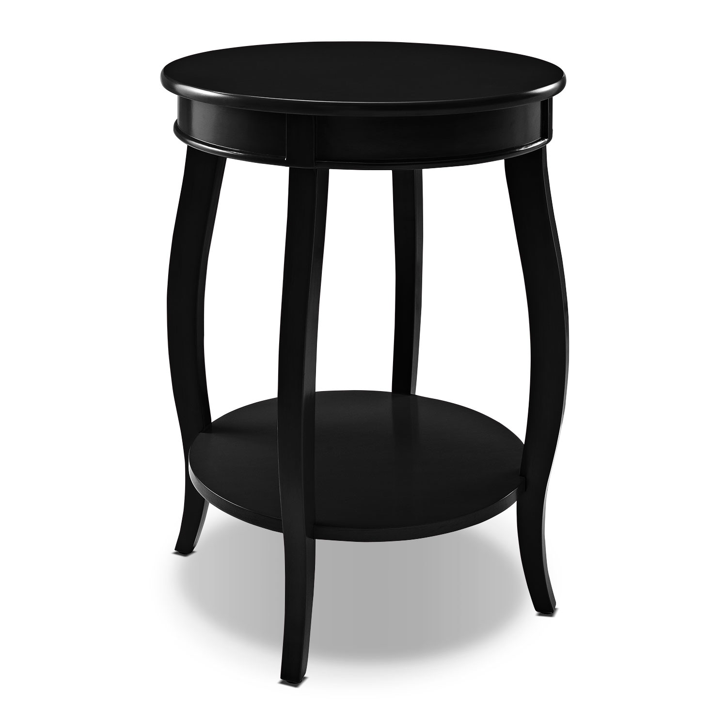Sydney Accent Table Black Value City Furniture