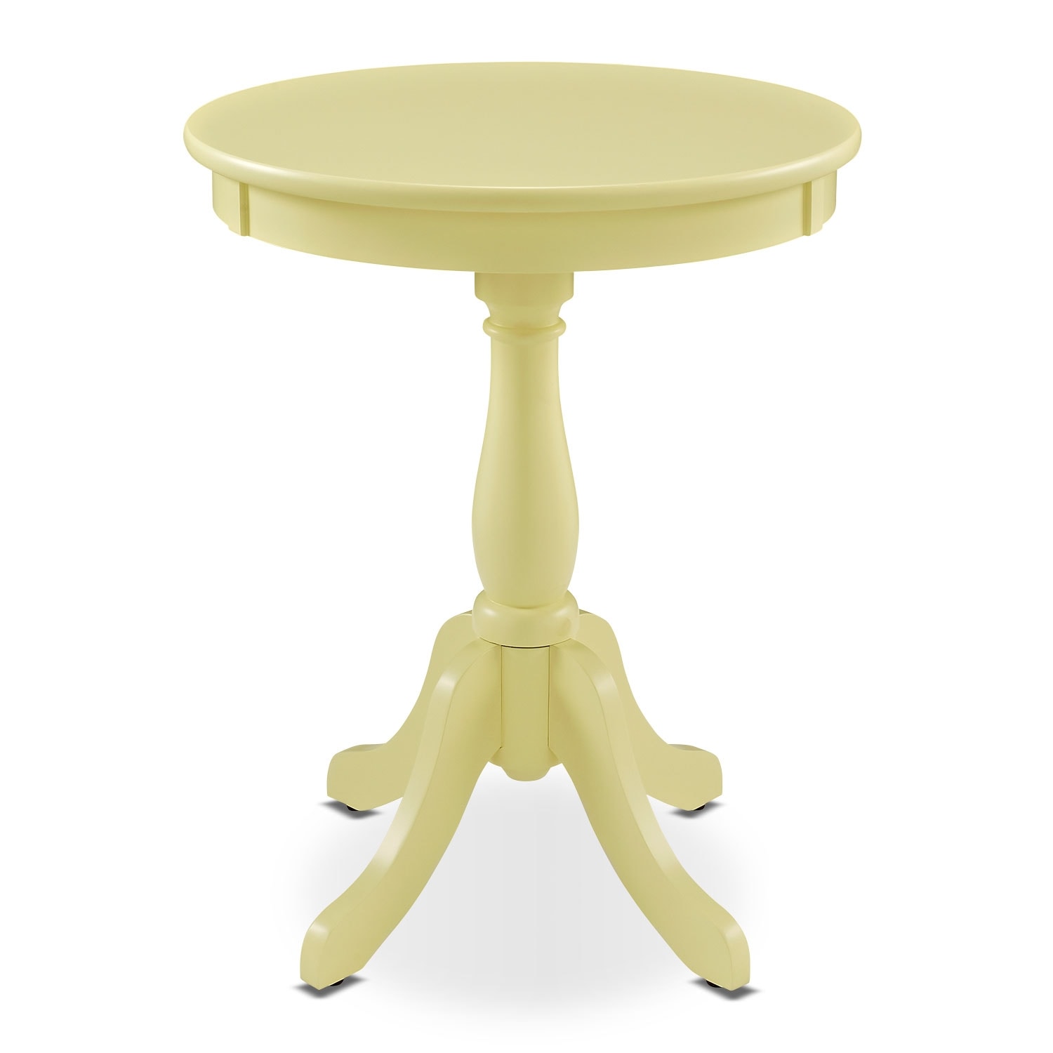 Aron Side Table Yellow Value City Furniture