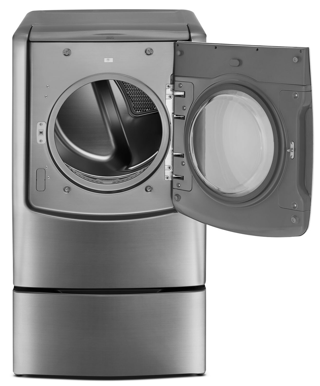 LG TWIN Wash™ 6.0 Cu. Ft. Washer, Pedestal Washer and 9.0 Cu. Ft. Electric Dryer Graphite