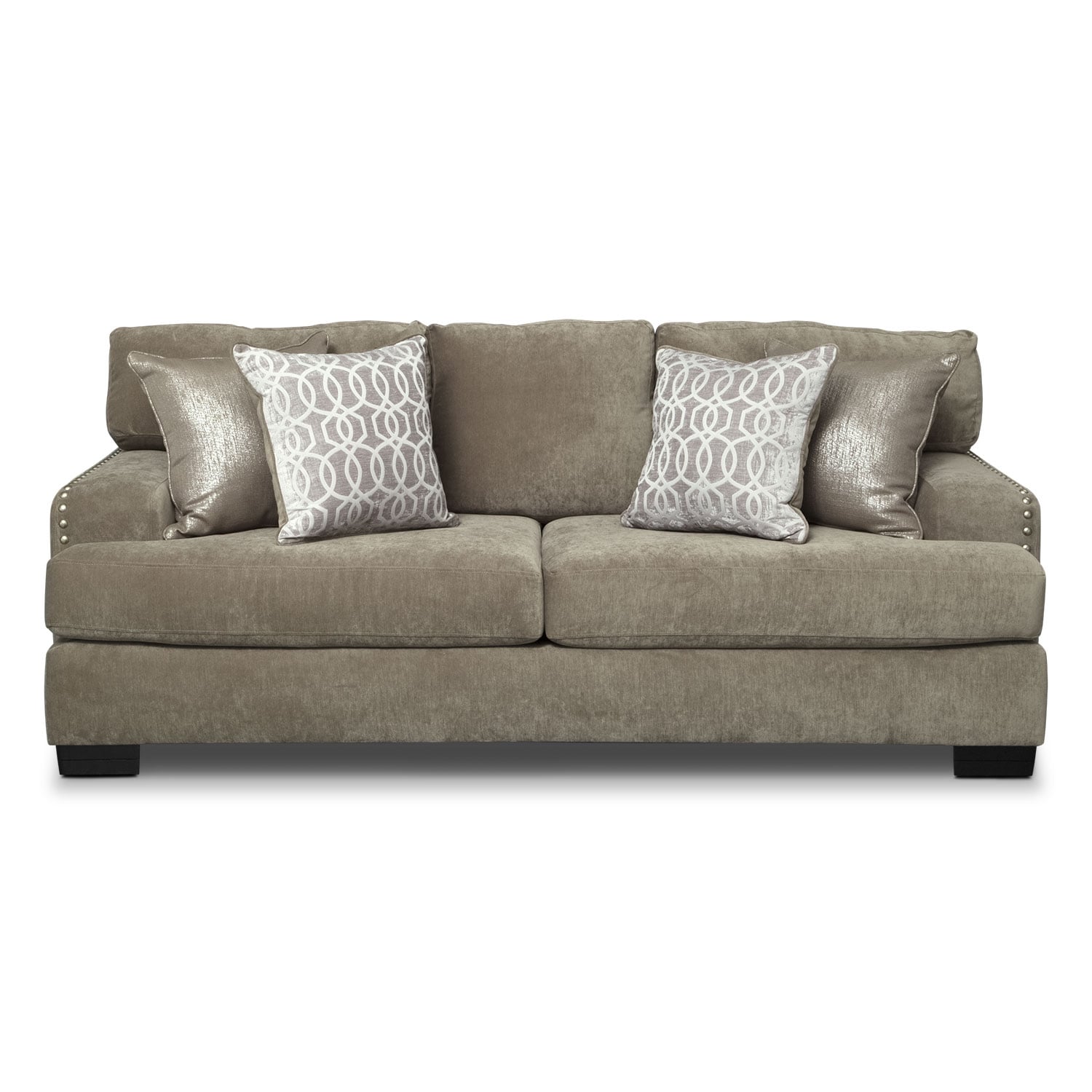 Tempo Sofa Platinum Value City Furniture