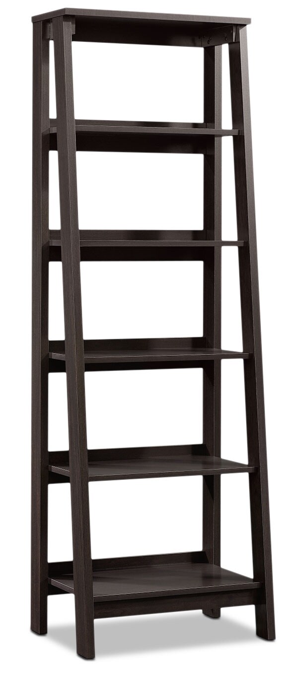 Stockbridge Bookcase with Five Shelves – Jamocha Wood