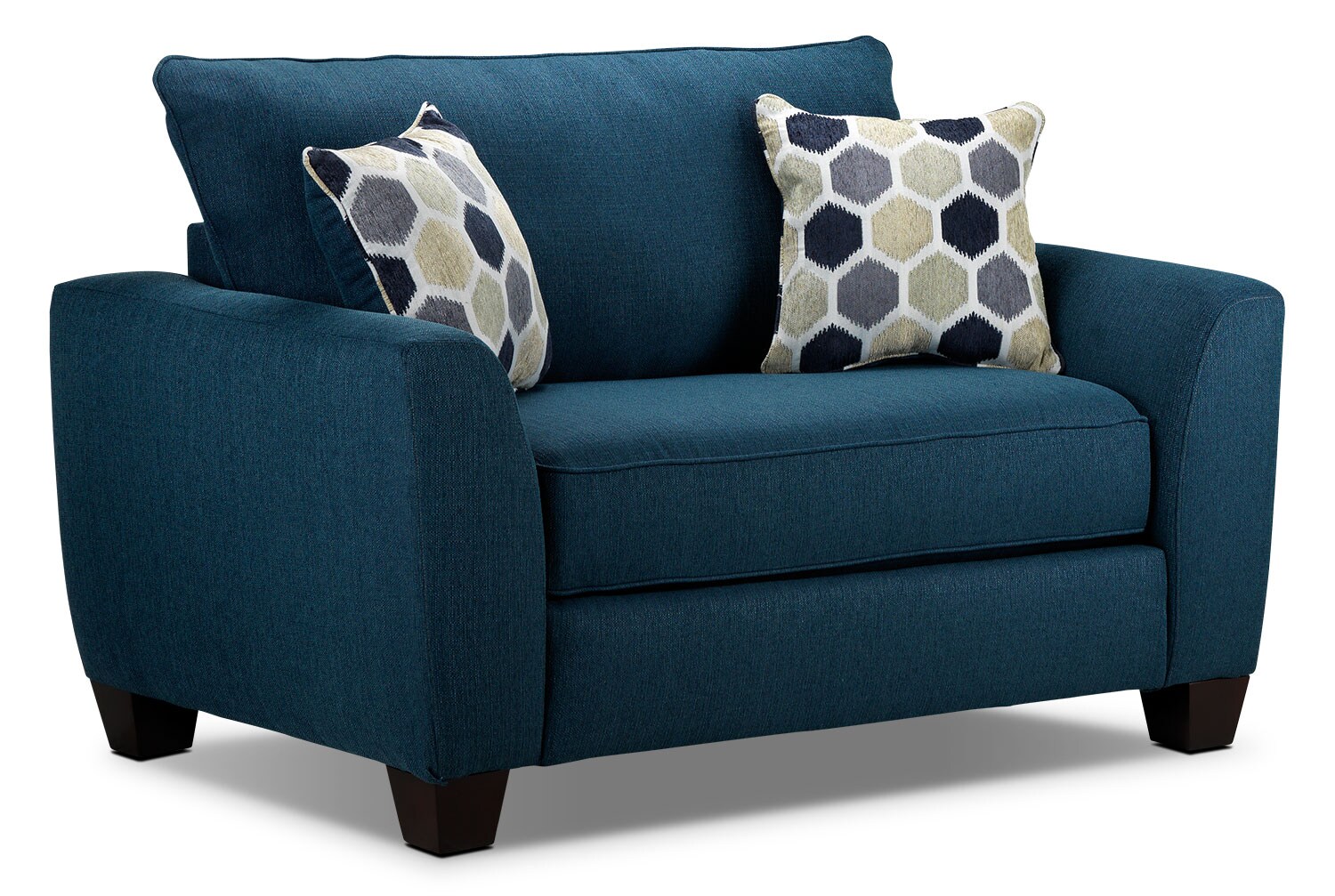 Heritage Chair and a Half - Navy | Leon's