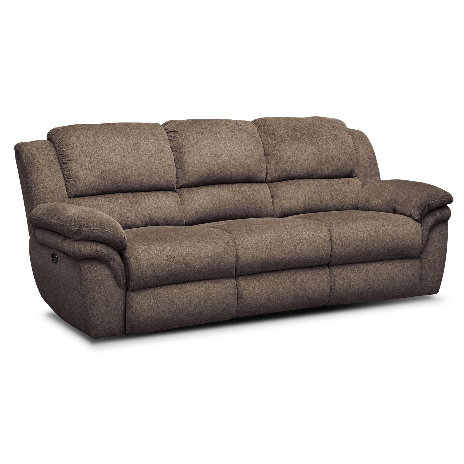 Aldo Power Reclining Sofa, Loveseat and Recliner Set - Mocha | Value