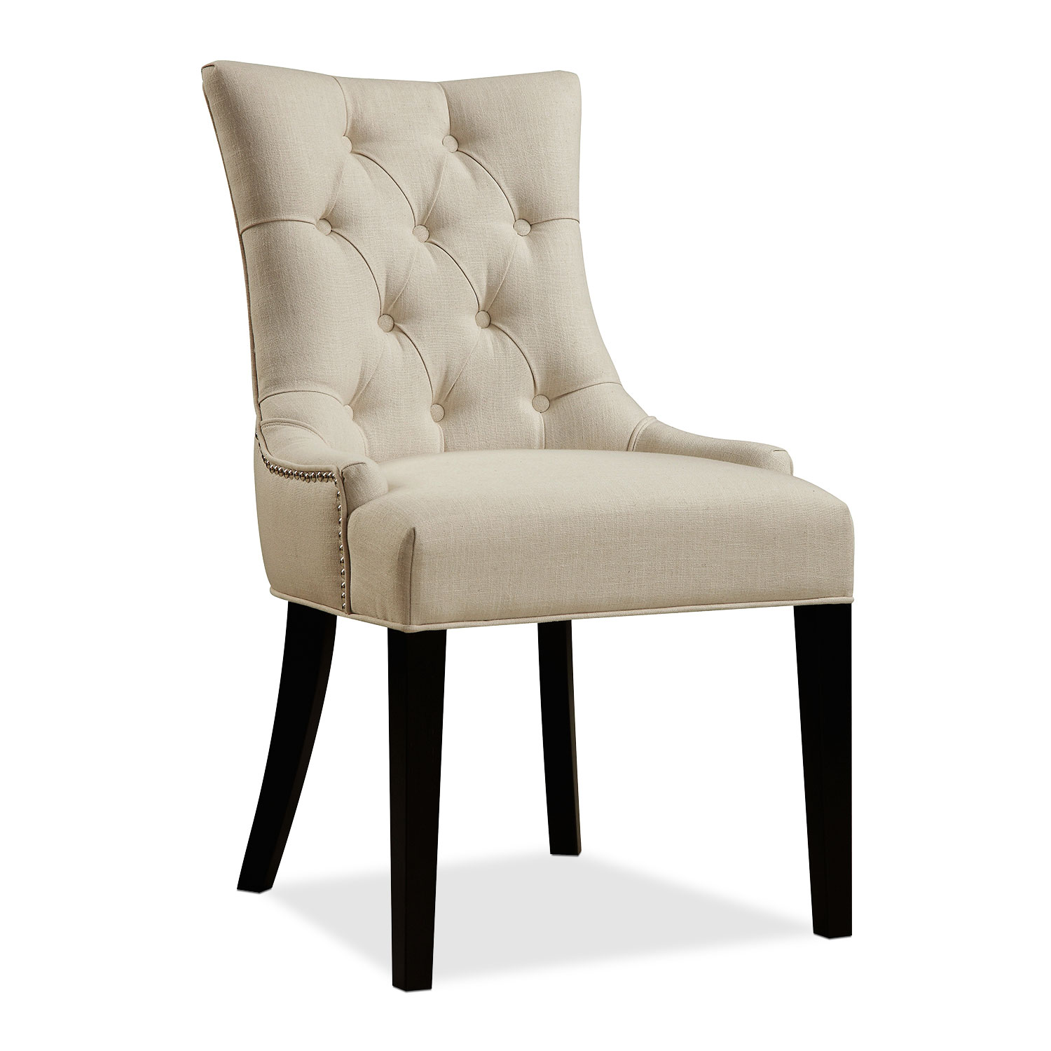 Minka Accent Chair - Off-White | American Signature Furniture