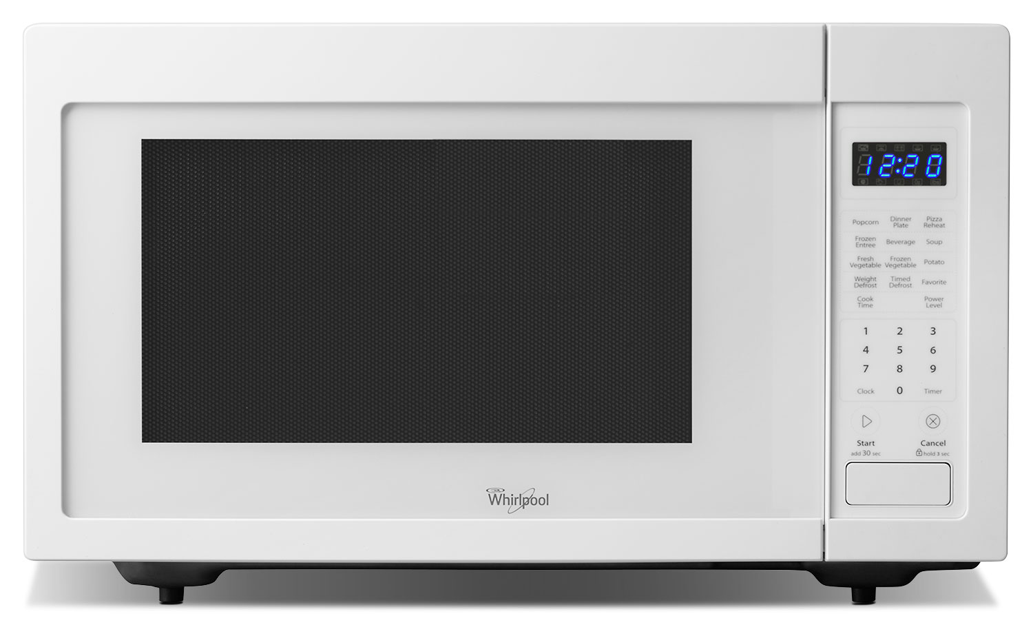 ... - Whirlpool White Countertop Microwave (1.6 Cu. Ft.) - YWMC30516DW