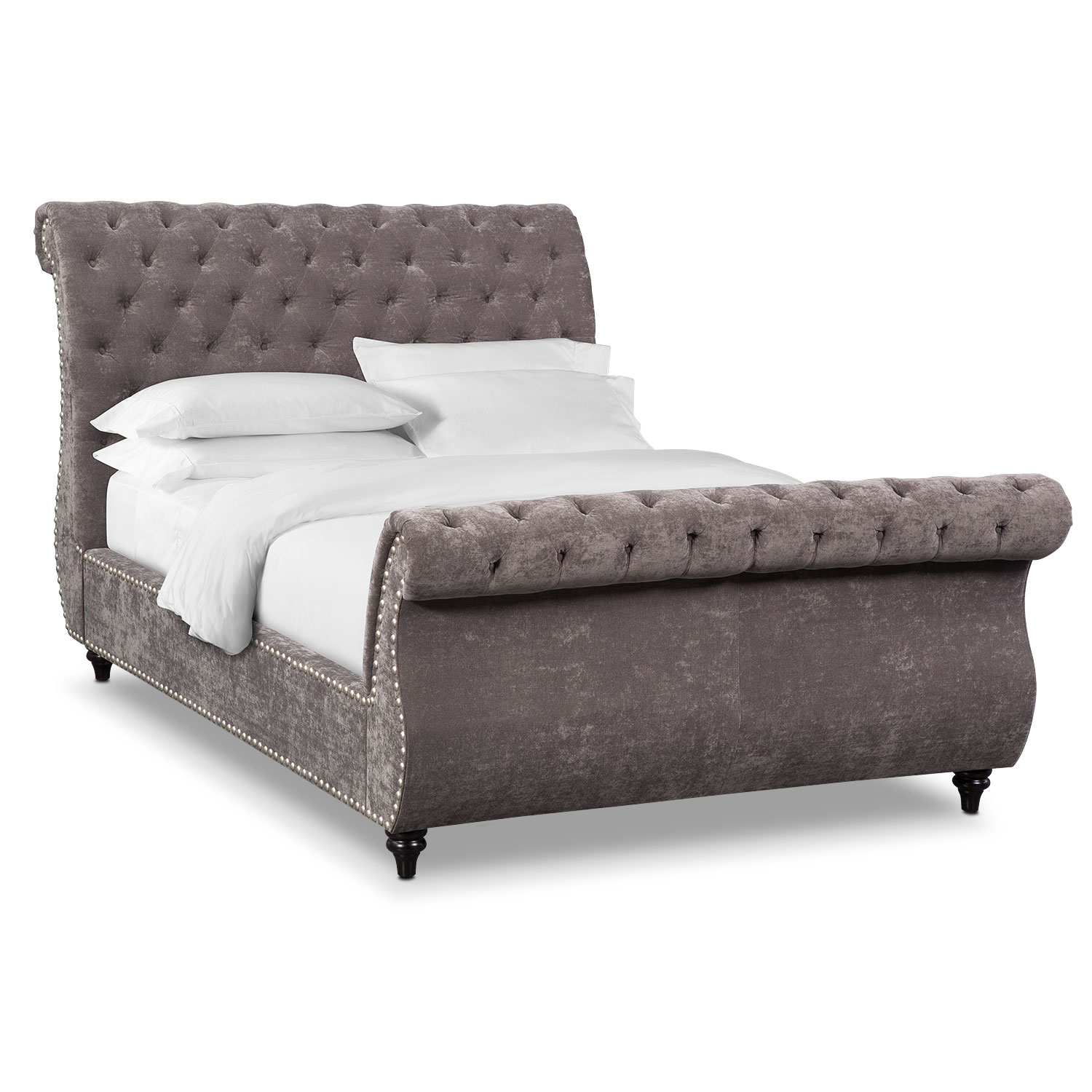 Dimora Queen Upholstered Bed Black By Factory Outlet Dimora Queen Upholstered Bed Black By Factory Outlet