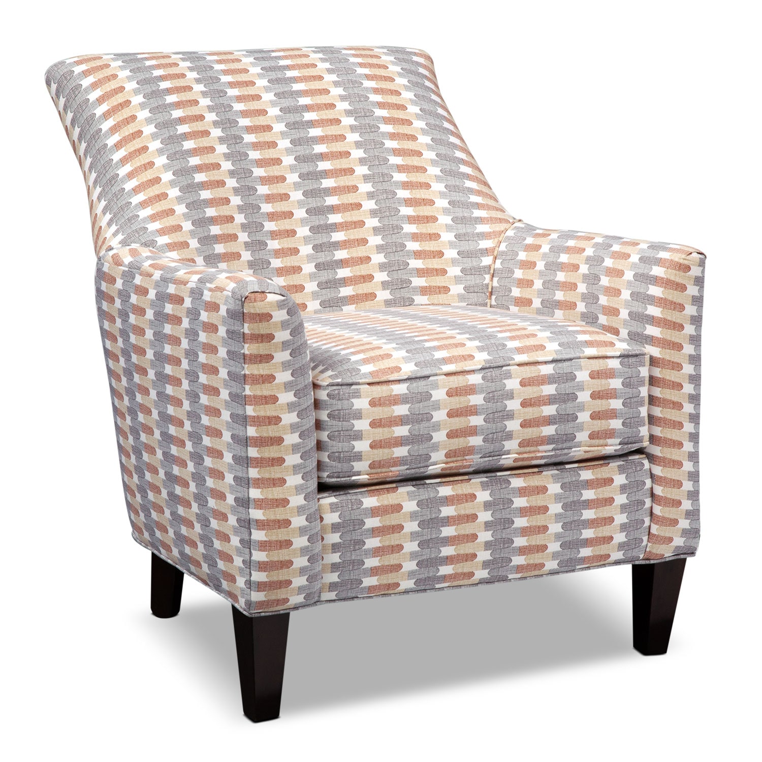 Rachel Texture Accent Chair Gray Value City Furniture