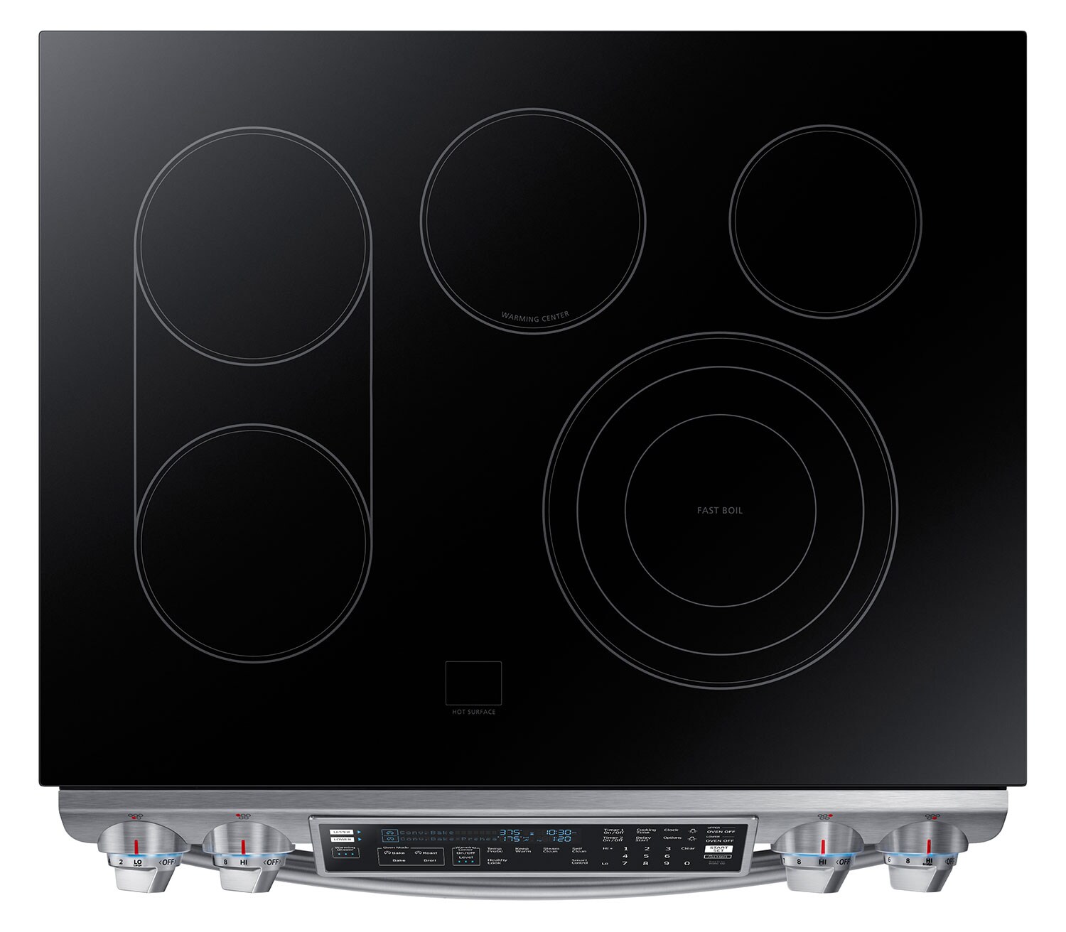 Samsung 5.8 Cu. Ft. SlideIn Electric Flex Duo™ Range NE58K9850WS