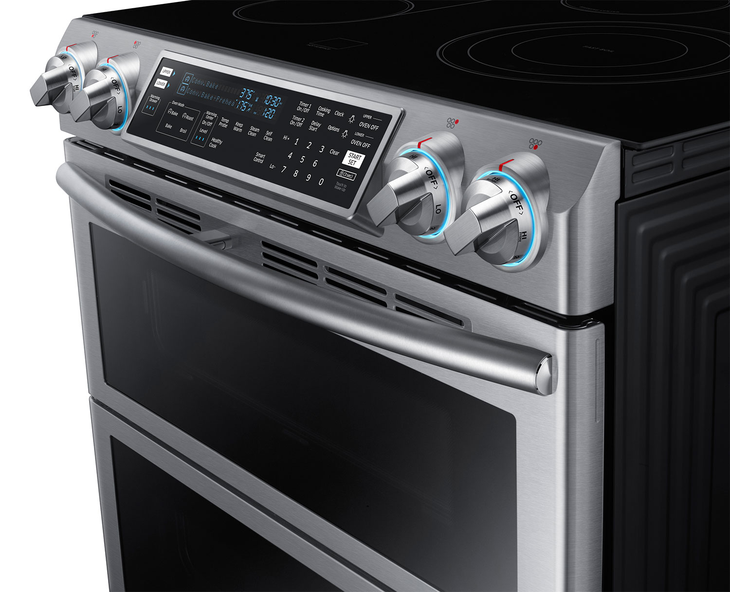 Samsung 5.8 Cu. Ft. SlideIn Electric Flex Duo™ Range NE58K9850WS