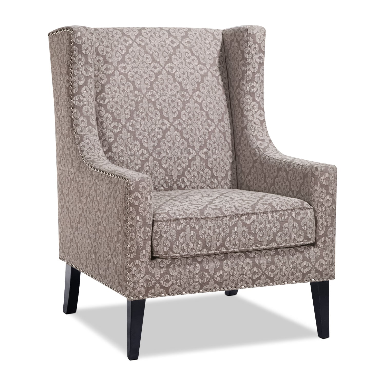 Blythe Accent Chair Gray American Signature Furniture