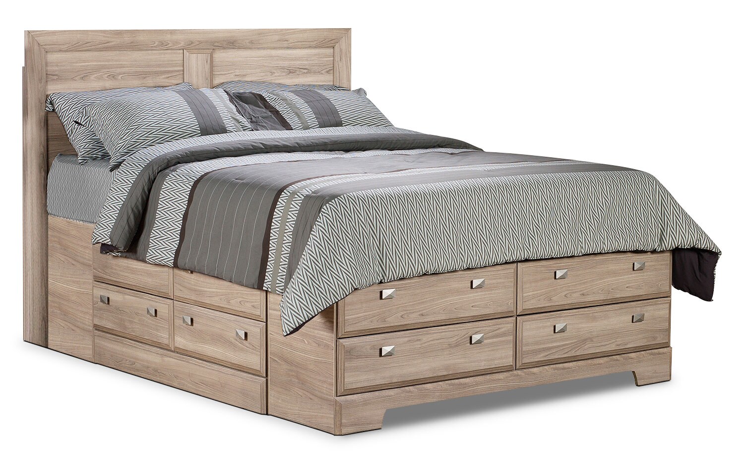 Yorkdale Light Queen Storage Bed The Brick