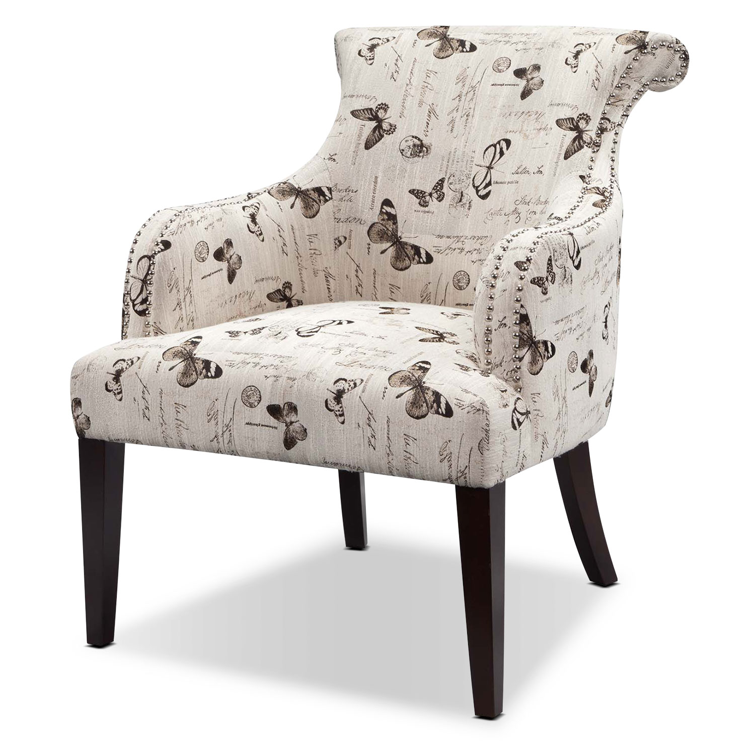 Hampton Accent Chair Cream Value City Furniture