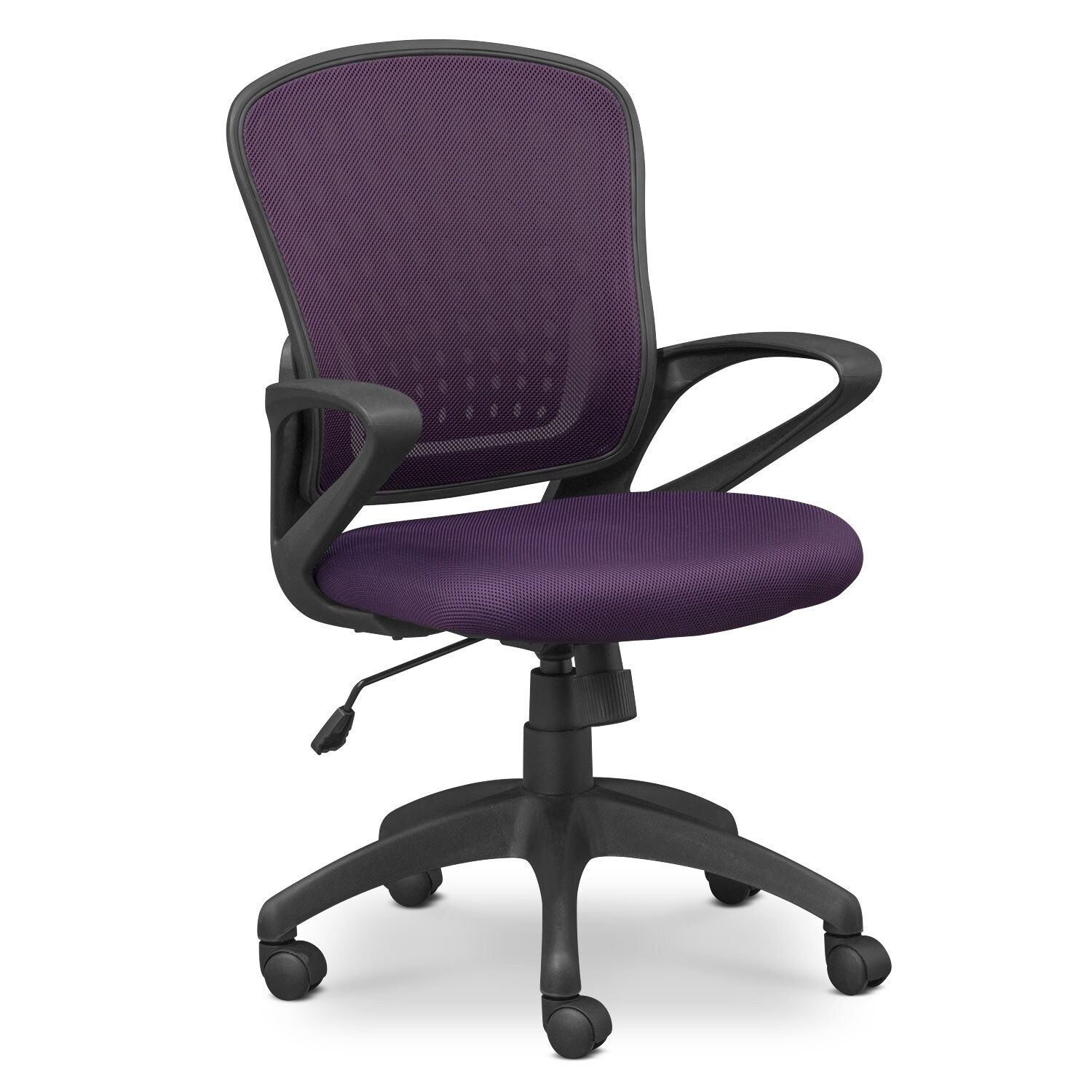Dexter Office Chair Purple American Signature Furniture