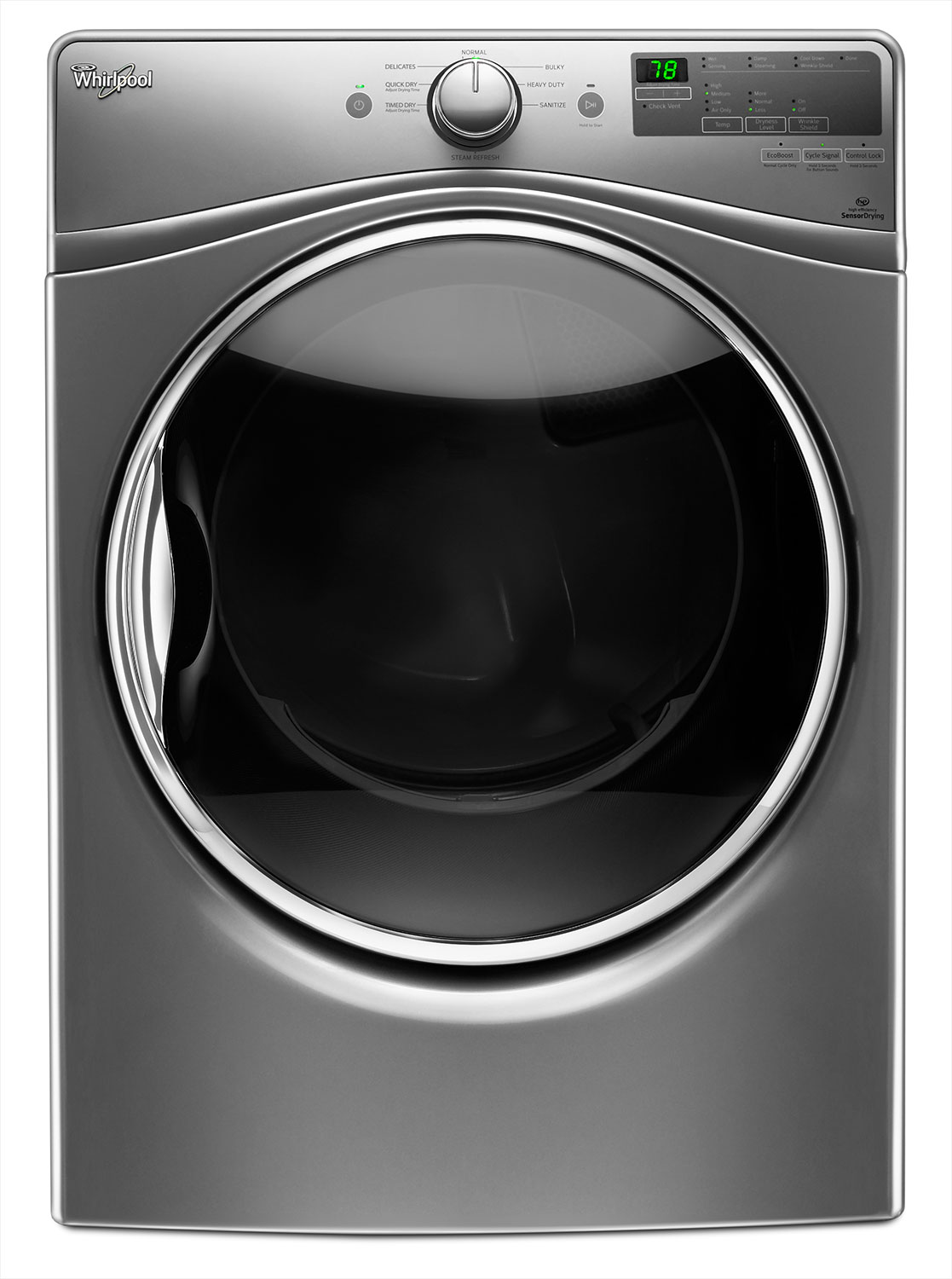 Whirlpool 5.2 Cu. Ft. FrontLoad Washer and 7.4 Cu. Ft. Electric Dryer