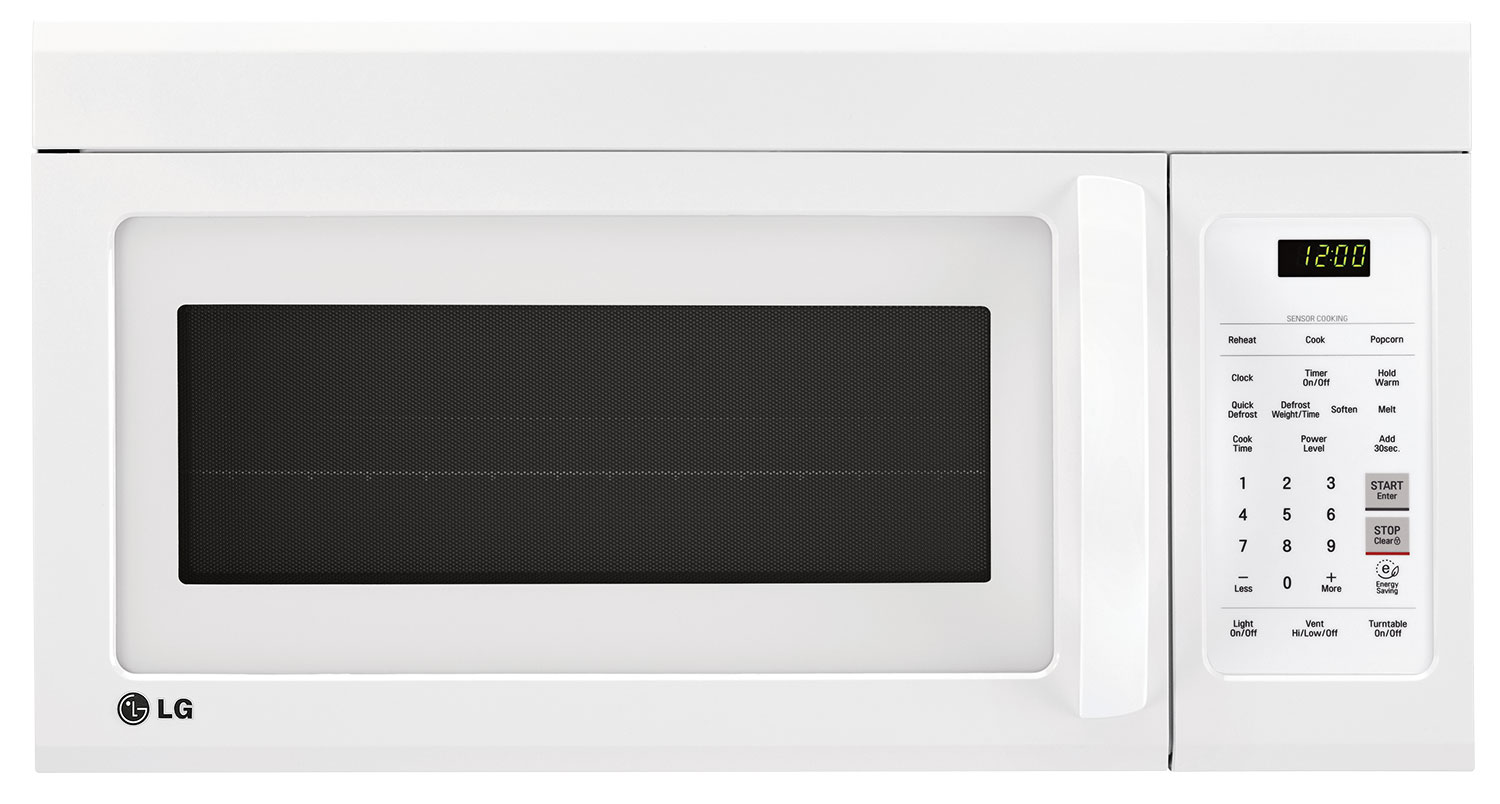 LG Appliances White OvertheRange Microwave (1.8 Cu. Ft.) LMV1852SW