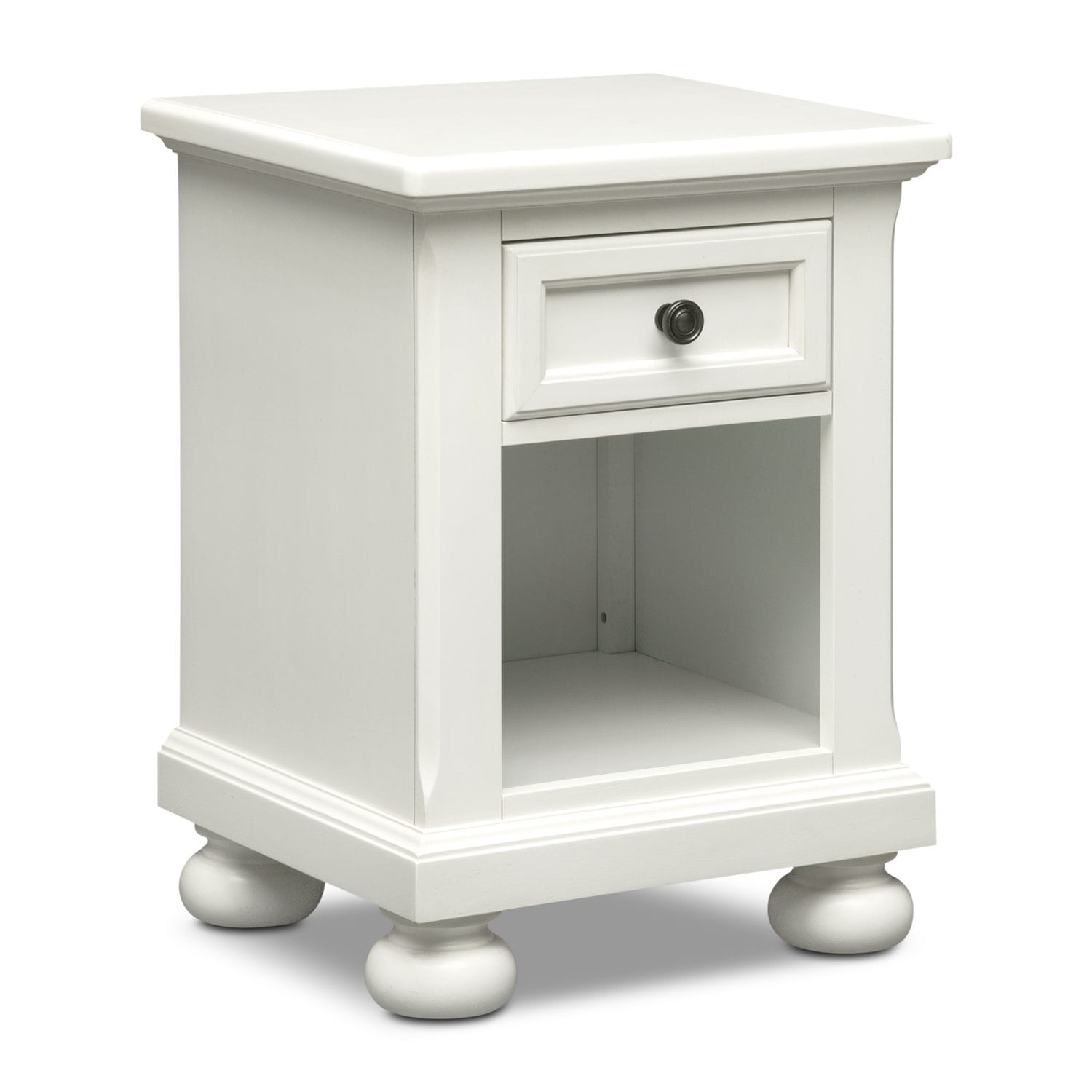 Hanover Youth Nightstand White Value City Furniture