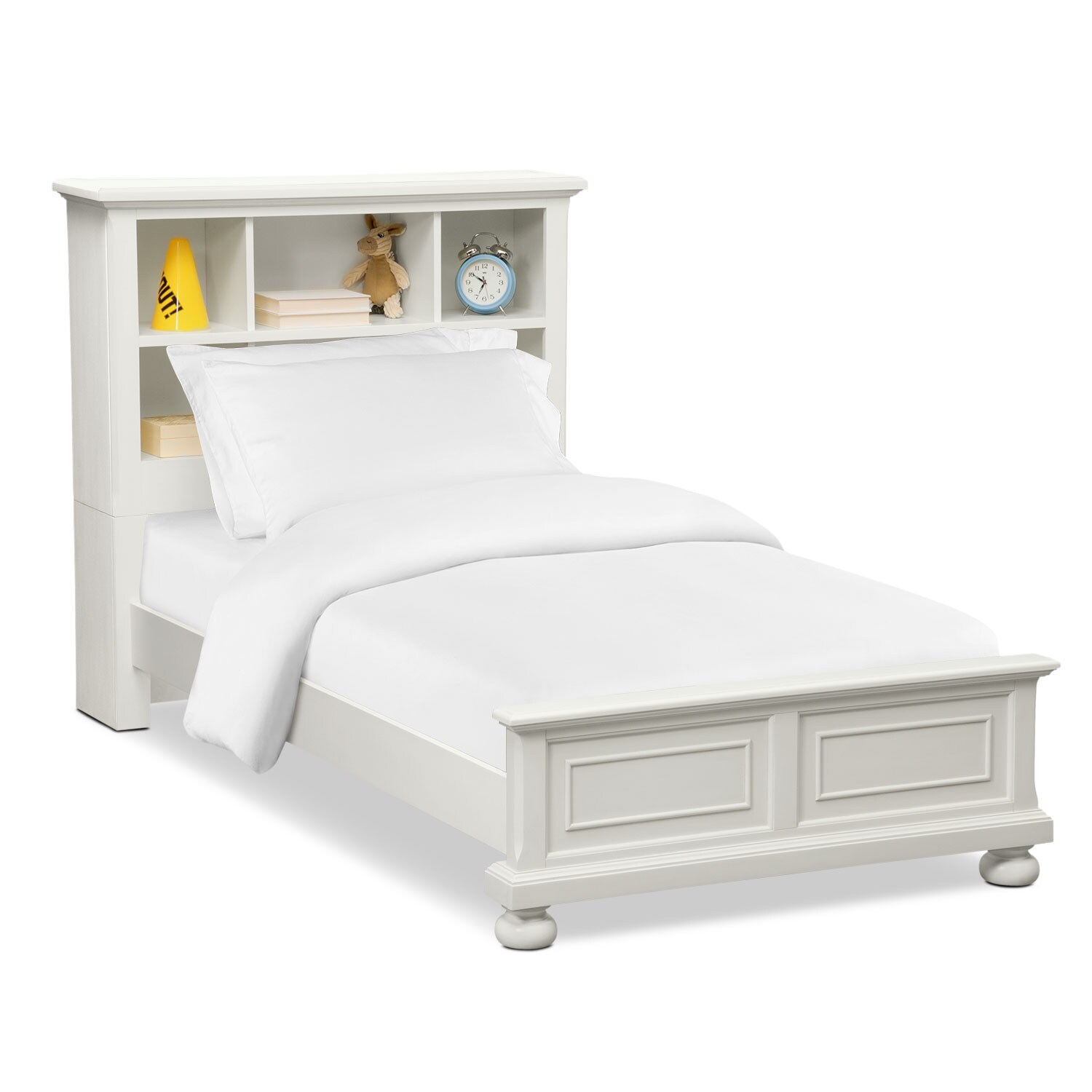 Hanover Youth 5Piece Full Bookcase Bedroom Set White Value City