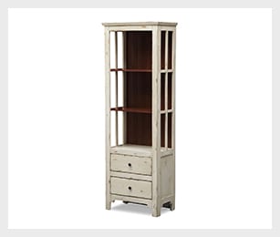 Keefe bookcase - white