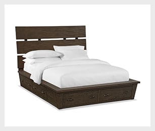 Camryn Queen Storage Bed - Cocoa