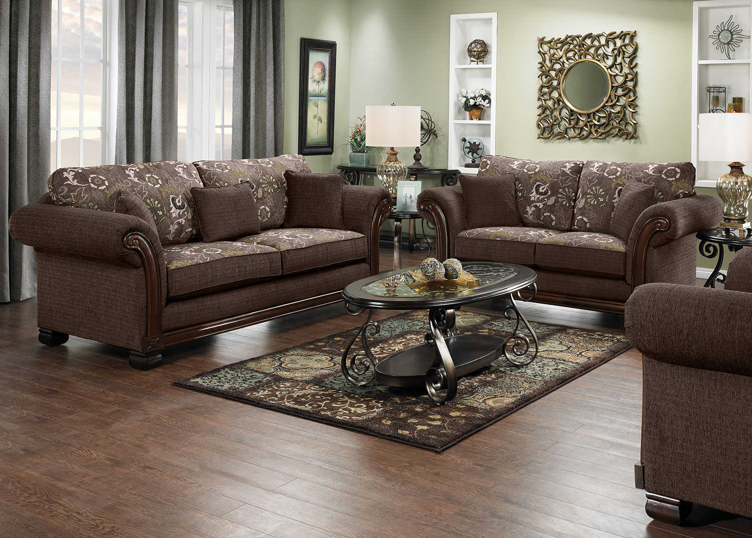 Hazel Chenille FullSize Sofa Bed Quartz The Brick