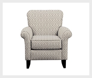 Tracy Chair w/ Tate Dove Fabric