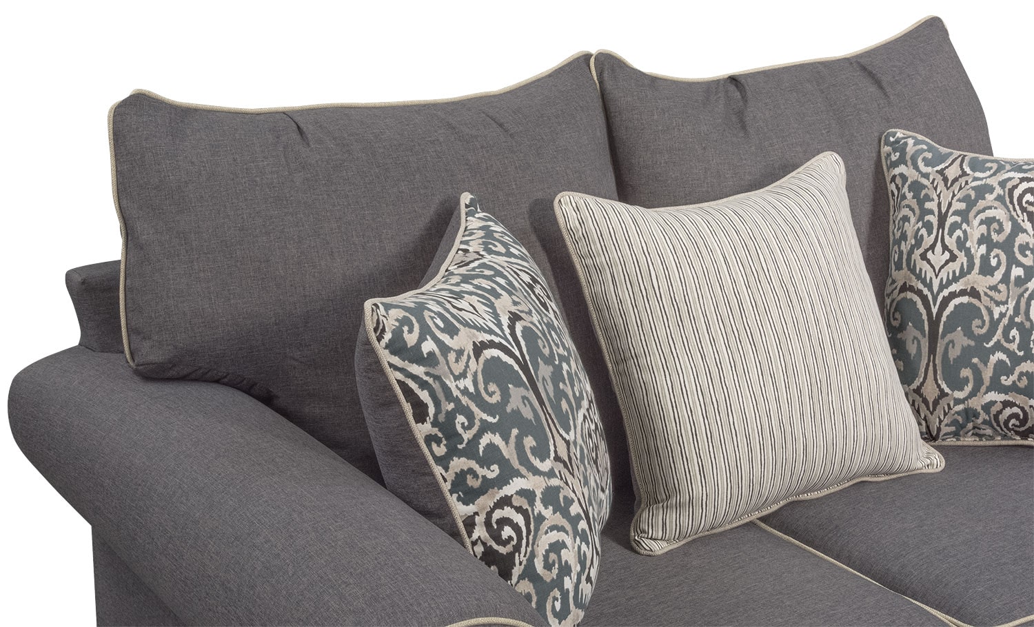 Carla Loveseat Gray Value City Furniture