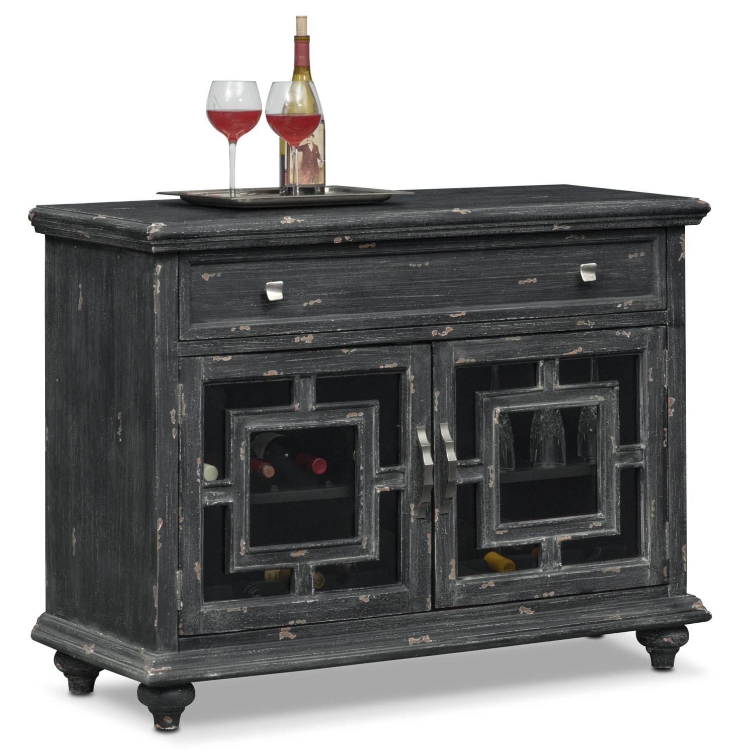 Regina Wine Black Value City Furniture