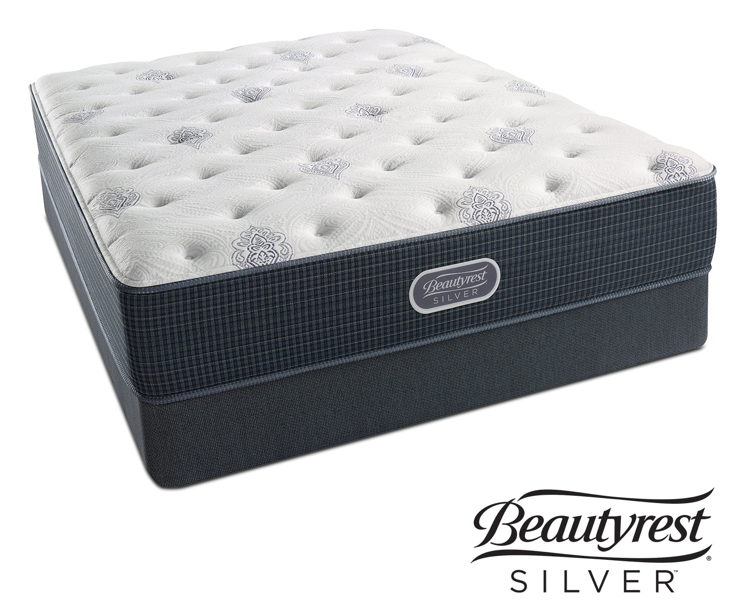 white river luxury firm mattress by beautyrest silver