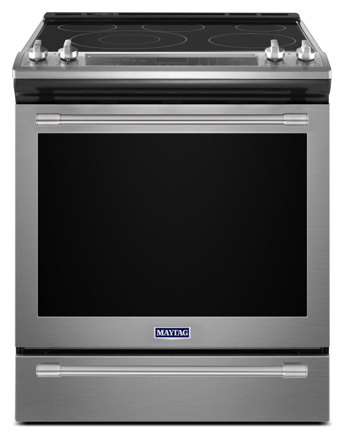 Maytag Stainless Steel Slide-In Electric Convection Range (6.4 Cu. Ft