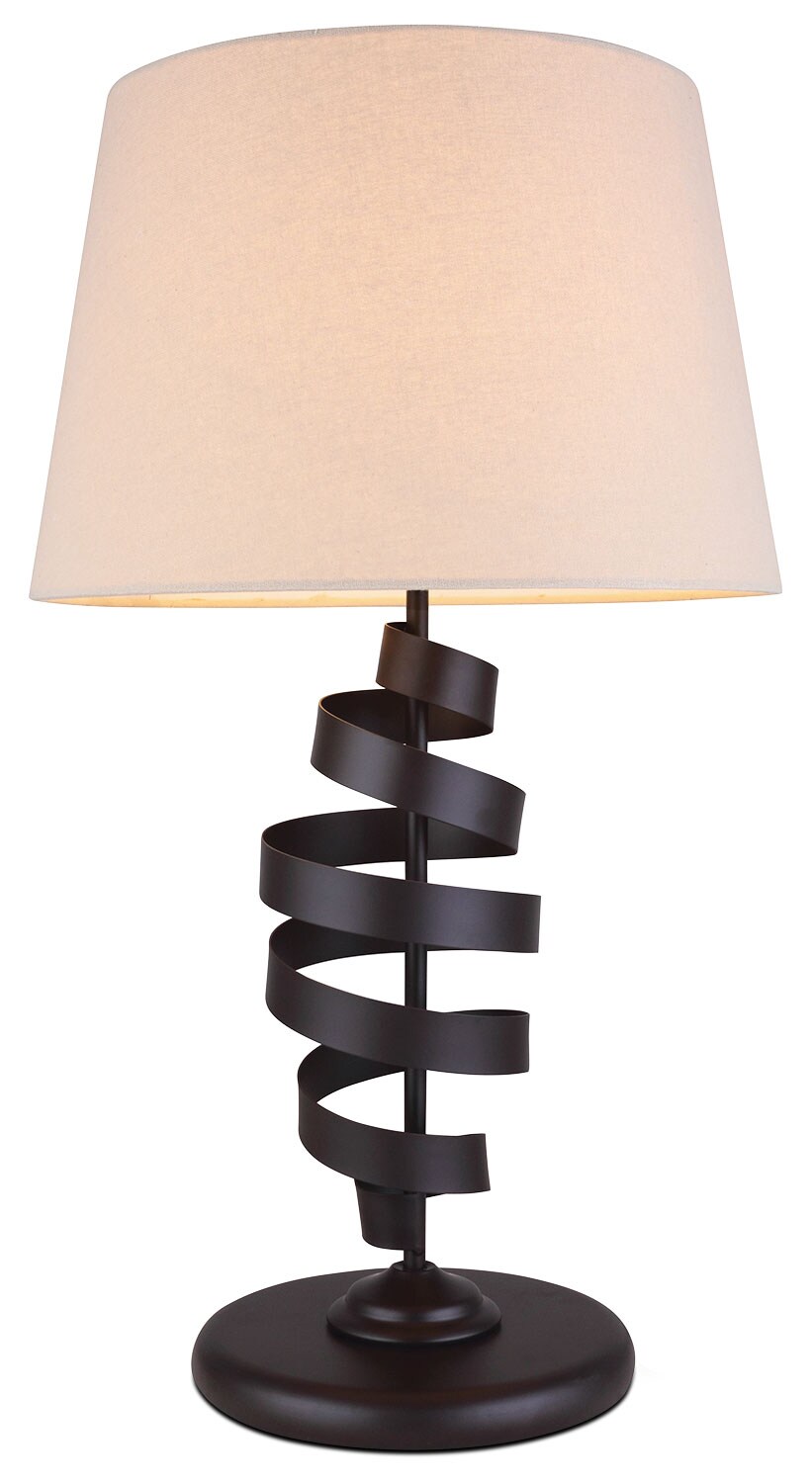 Brown Metal Scroll Table Lamp | The Brick